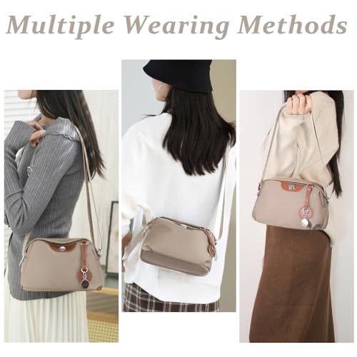 PALAY® Fashion Women Crossbody Bag Casual Nylon Daily Shoulder Double Layer Waterproof Messenger Versatile for Commuting Travel 3 PCS PALAY® Fashion Women Crossbody Bag Casual Nylon Daily Shoulder Double Layer Waterproof Messenger Versatile for Commuting Travel 3 PCS
